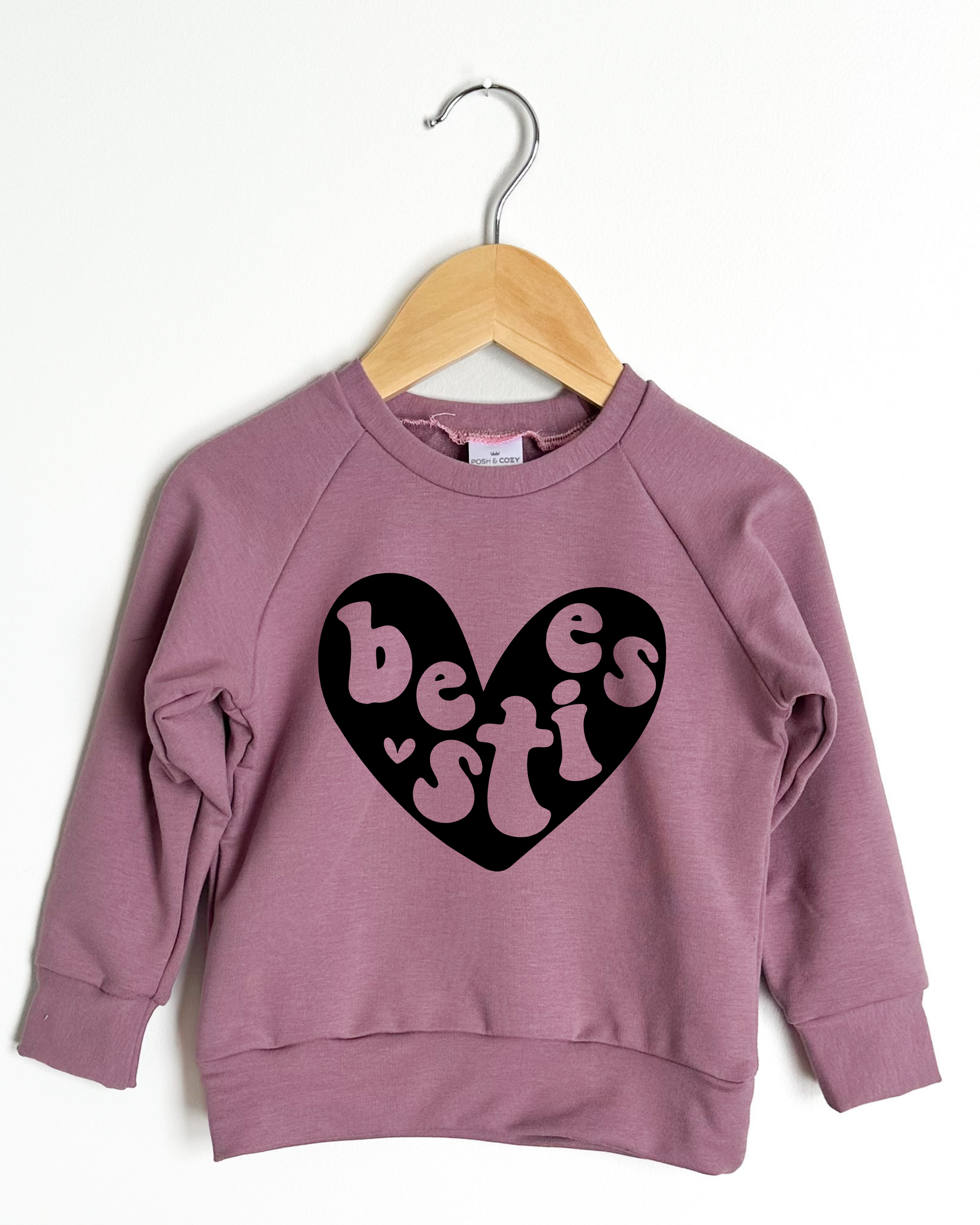 Bestie Heart Crewneck