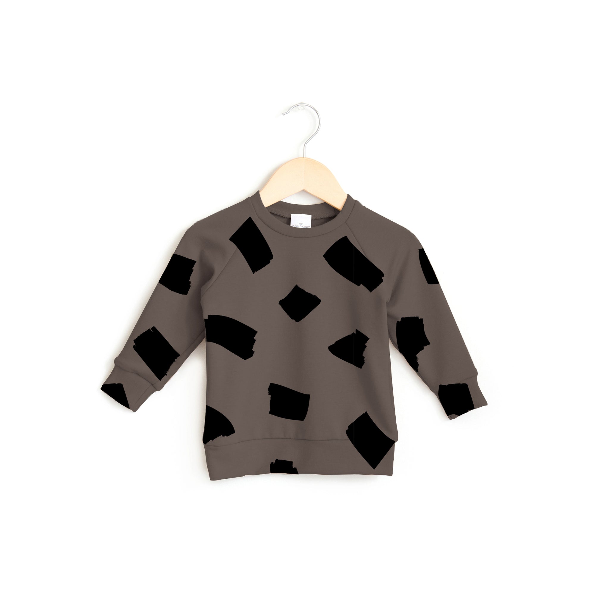 SALE! Basic Kid Printed Crewneck - Posh & Cozy