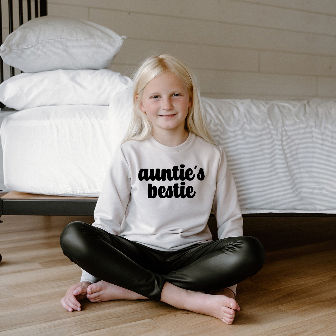 Auntie's Bestie Crewneck Youth