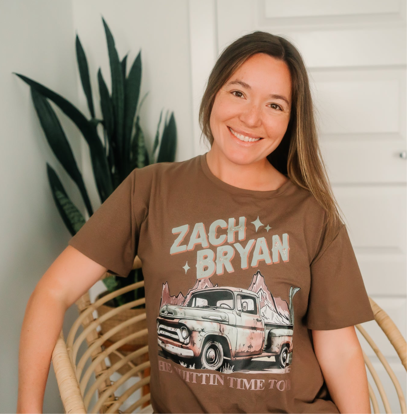 Zach Bryan Concert Tee Shirt Women's