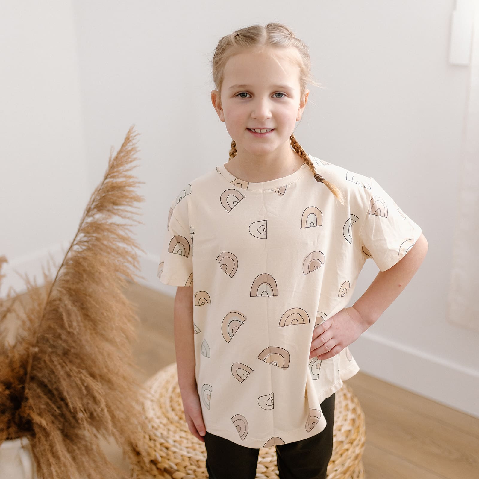 SALE! Youth Basic Printed Tee Shirt - Posh & Cozy