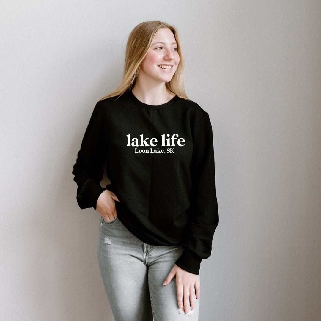 Lake Life Custom Crewneck Women's - Posh & Cozy