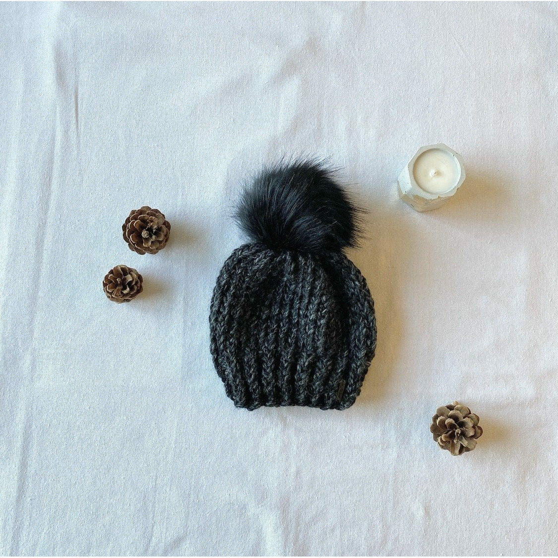 Knit Pom Pom Toque - Posh & Cozy